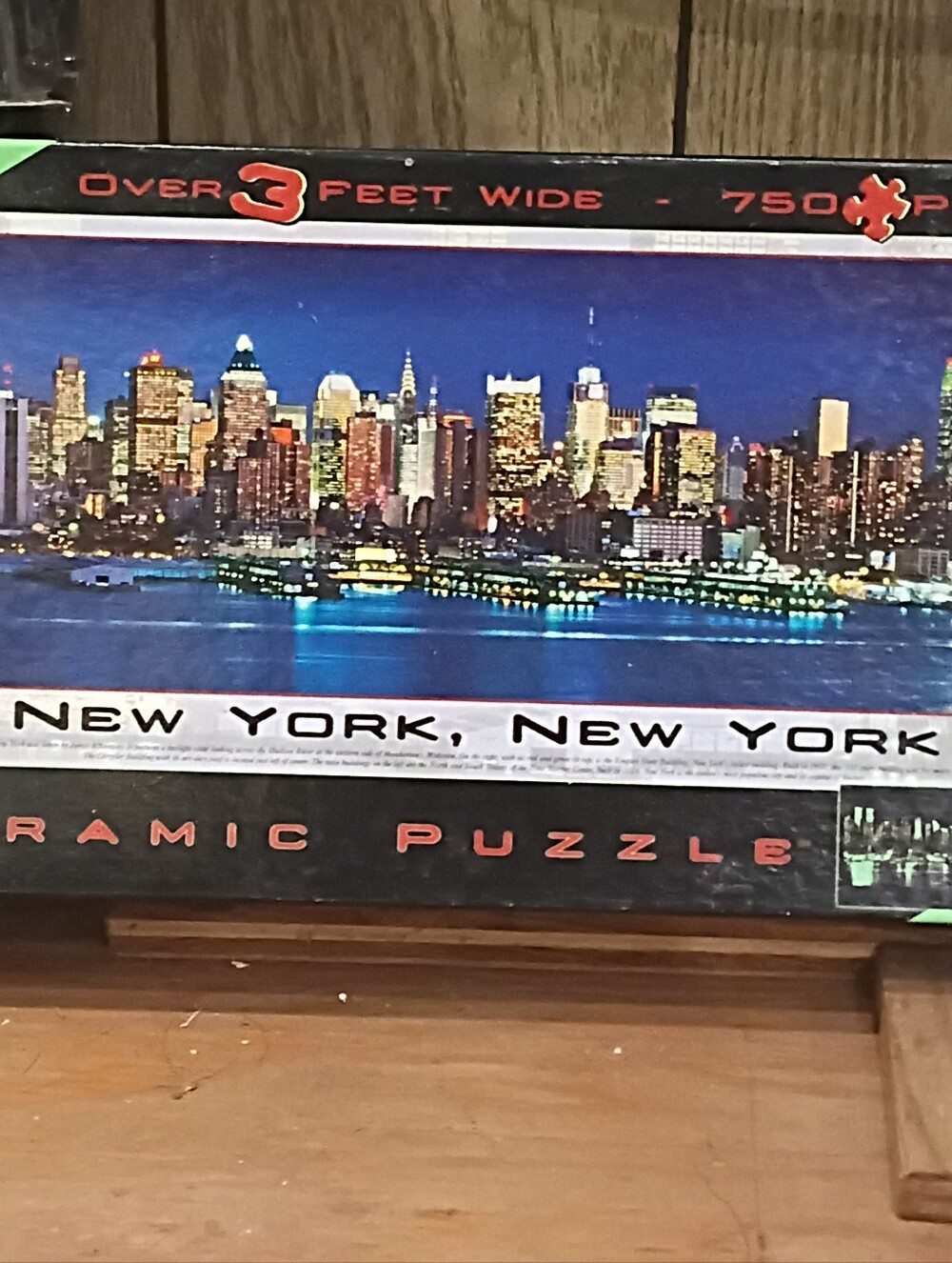 New York City Glow-in-the-Dark Panoramic Puzzle